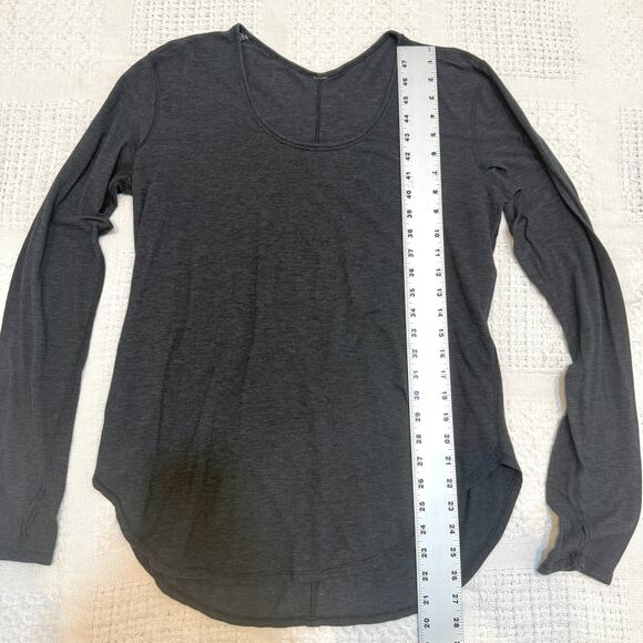 Lululemon Athletica medium Love Scoop casual long sleeve tee TLS2 2880 - Picture 3 of 8